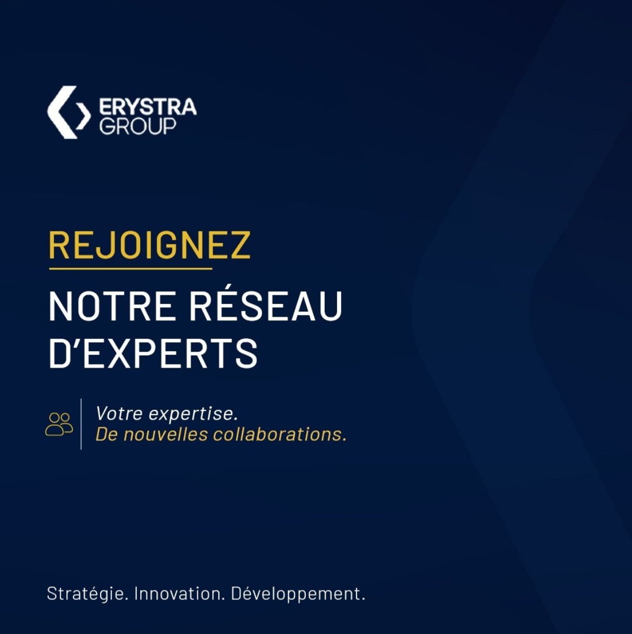 Participez à l’impact : Erystra Group élargit son écosystème d’experts